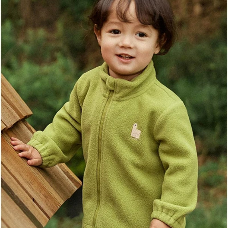 Baby Toddler Outdoor Coat Fleece-lined Jacket Set-143