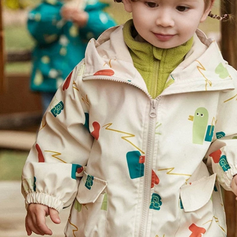 Baby Toddler Outdoor Coat Fleece-lined Jacket Set-143