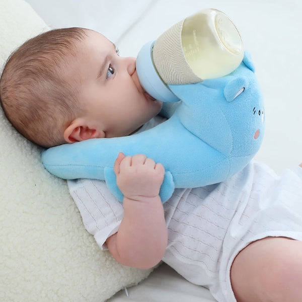 Baby Self Feeding Pillow Hands Free Bottle Holder for Infants Newborn Nursing Support Cushion -278