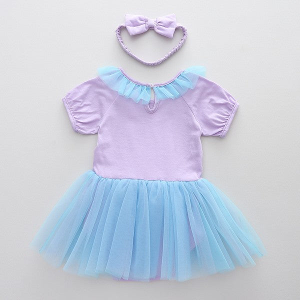 Mermaid Baby Girl Princess Onesie Dress Costume-176