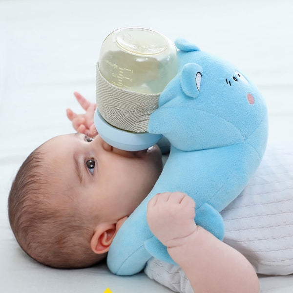 Baby Self Feeding Pillow Hands Free Bottle Holder for Infants 3M+ Feeding Support Cushion -278