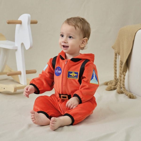 Baby Astronaut Space Suit Flannel Onesie Costume with Hood – 147
