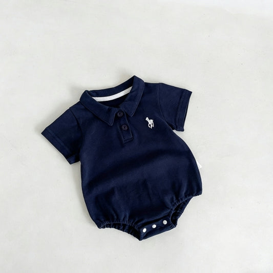 Baby Boy Summer Polo Onesie | 100% Cotton Golf Style-345