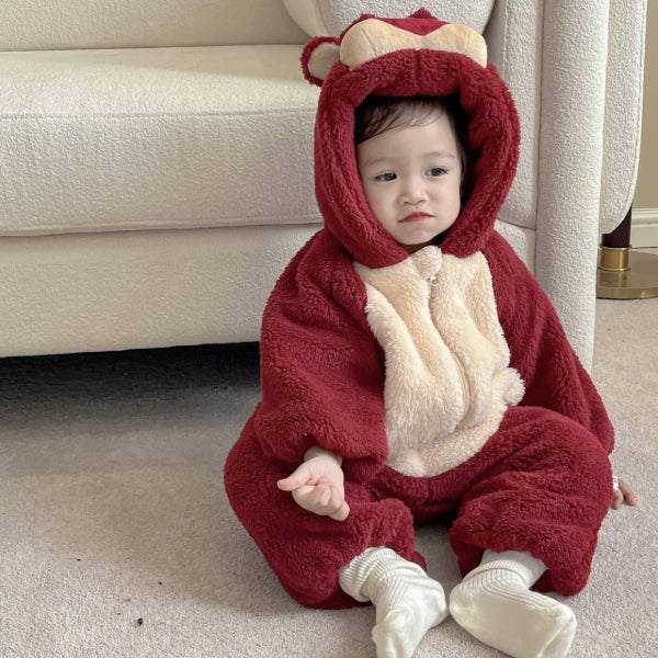 Baby Toddler Lots-o'-Huggin' Bear Jumpsuit Costume Winter Outfit-279