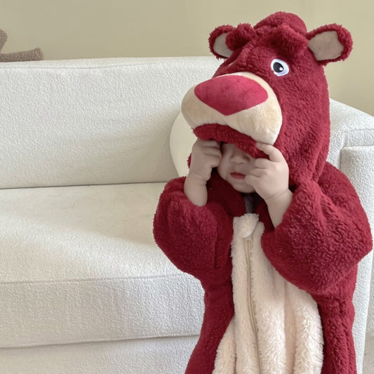 Baby Toddler Lots-o'-Huggin' Bear Jumpsuit Costume Winter Outfit-279