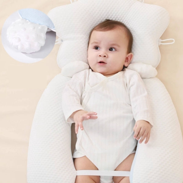 Baby Head Shaping Pillow Set | Starfish Flat Head Pillow + Bolster Body Pillow