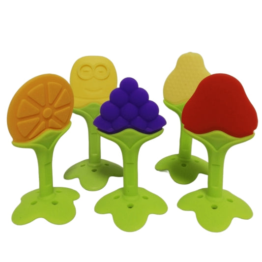 Silicone Baby Fruit Tree Teether 5PCs/set -18
