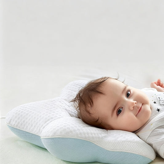 Baby Head Shaping Pillow Set | Starfish Flat Head Pillow + Bolster Body Pillow