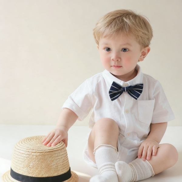 Baby Boy Formal Wear Onesie For Summer-333