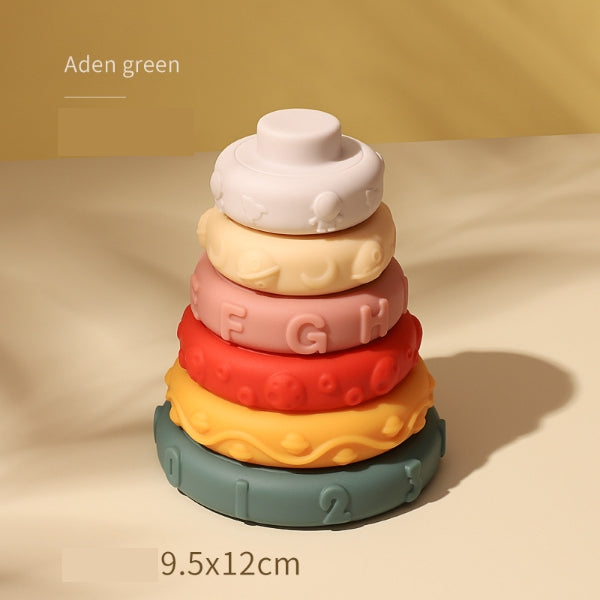 Silicone Blocking Cognitive Baby Toys Set-4