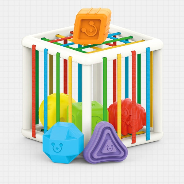 Silicone Blocking Cognitive Baby Toys Set-4