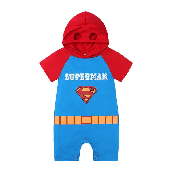 Baby Cartoon Hero Hooded Romper Costume-73