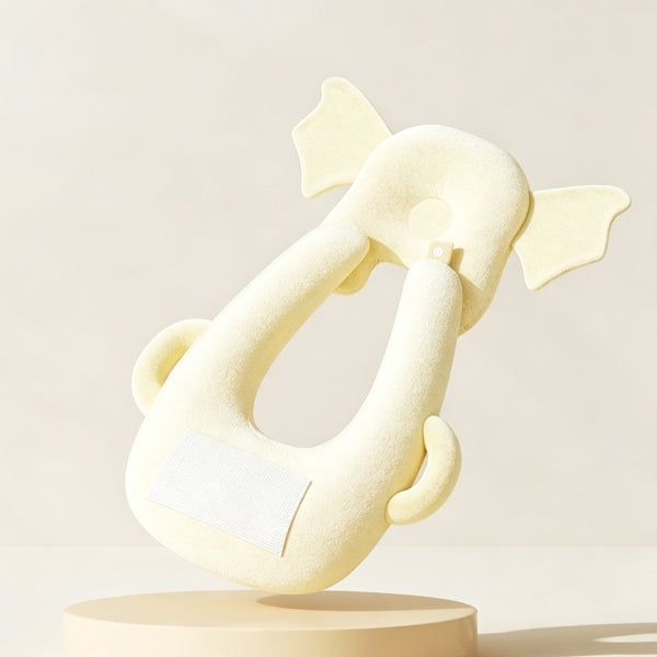 2-in-1 Baby Head Pillow & Bottle-Feeding Pillow Set