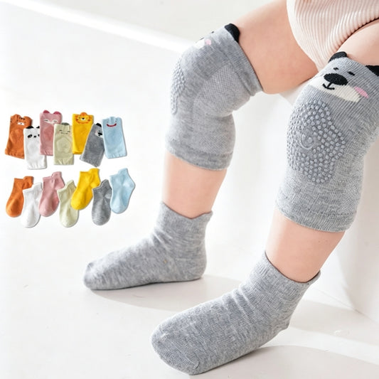 Baby Crawling Knee Pads & Non-Slip Socks Set| 0–3 Years