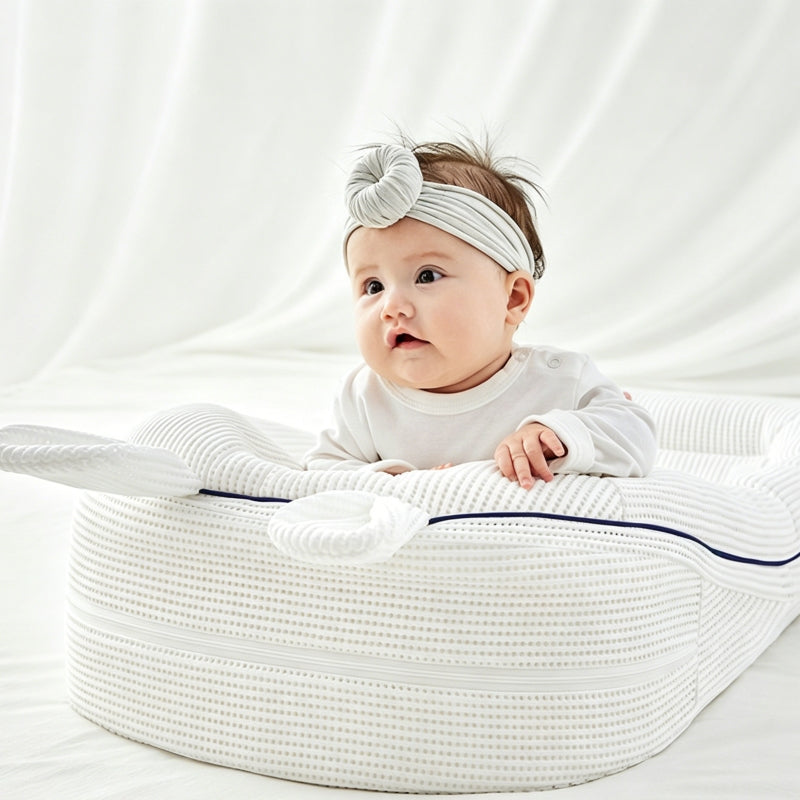 Baby Wedge Pillow Anti-Reflux 3-Angle Adjustable | Newborn Bassinet Lounger-370