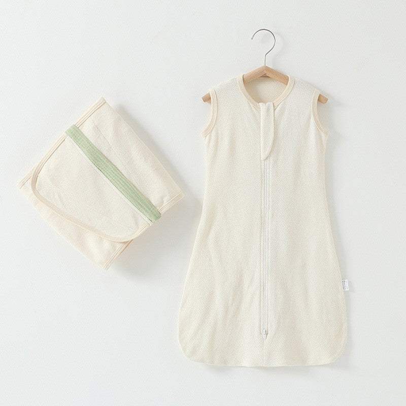 Newborn Infant Startle Sleeping Bag Vest with Strap Organic Cotton 0.2 TOG-89