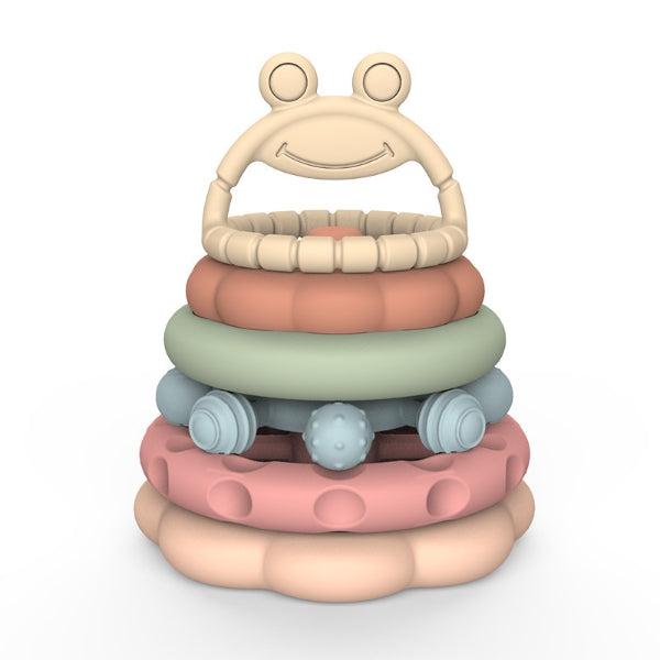 Silicon Stacking Cups Nesting Baby Toys-42