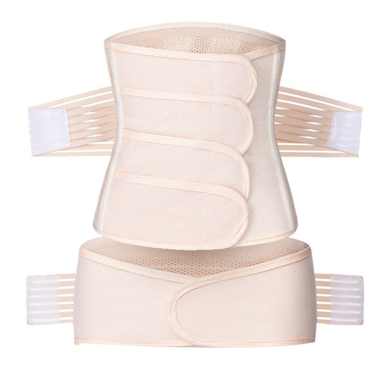 Plus Size Postpartum Belly Band & Pelvic Belt Set — Up to 4XL / 308 lbs