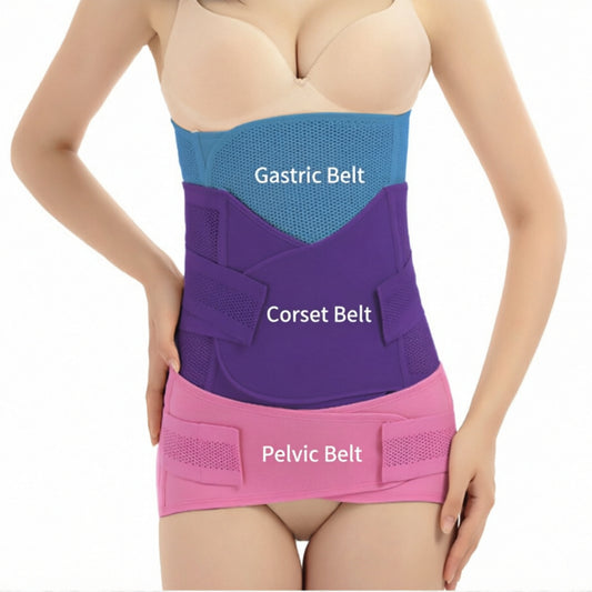 Plus Size Postpartum Belly & Pelvic Band Set | Up to 254 lbs