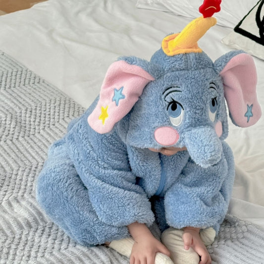 Baby Dumbo Elephant Toddler Costume Jumpsuit Winter Outfit-141