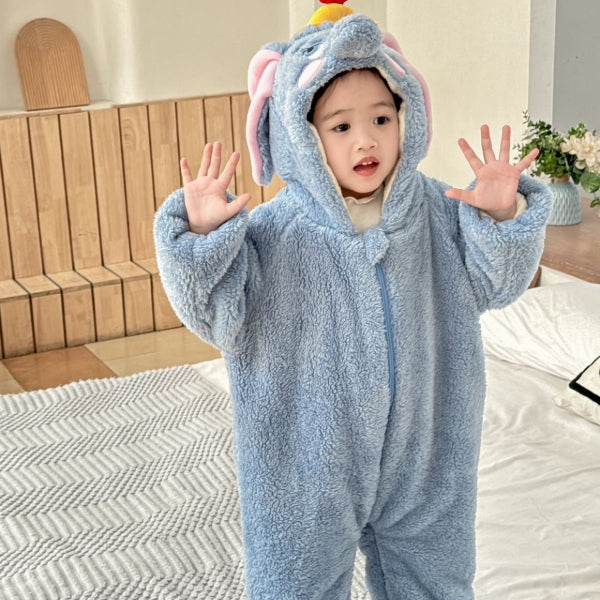 Baby Dumbo Elephant Toddler Costume Jumpsuit Winter Outfit-141