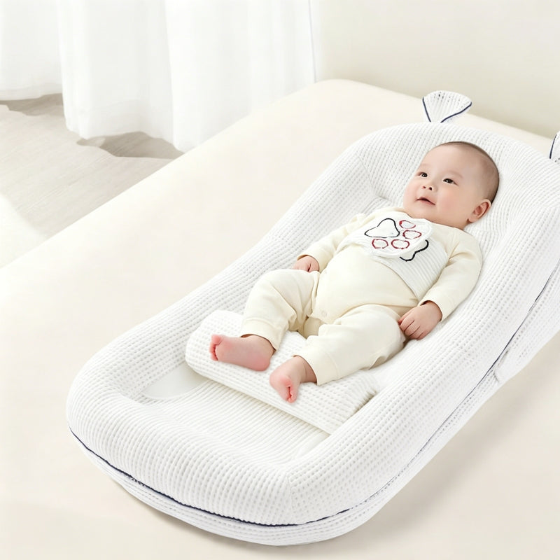 Baby Wedge Pillow Anti-Reflux 3-Angle Adjustable | Newborn Bassinet Lounger-370