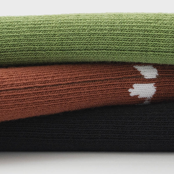 Baby Knee-High Knit Socks with 3D Ears | 3-Pack | 0–3 Years