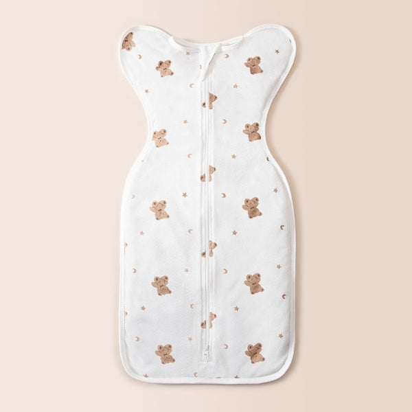 3-Piece Newborn Baby Sleeping Bag Arms-up Swaddle Startle Sack 0.2TOG-35