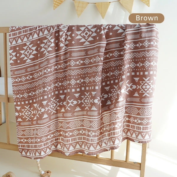 Bamboo-Cotton Newborn Baby Swaddle Blanket 2 Packs-111