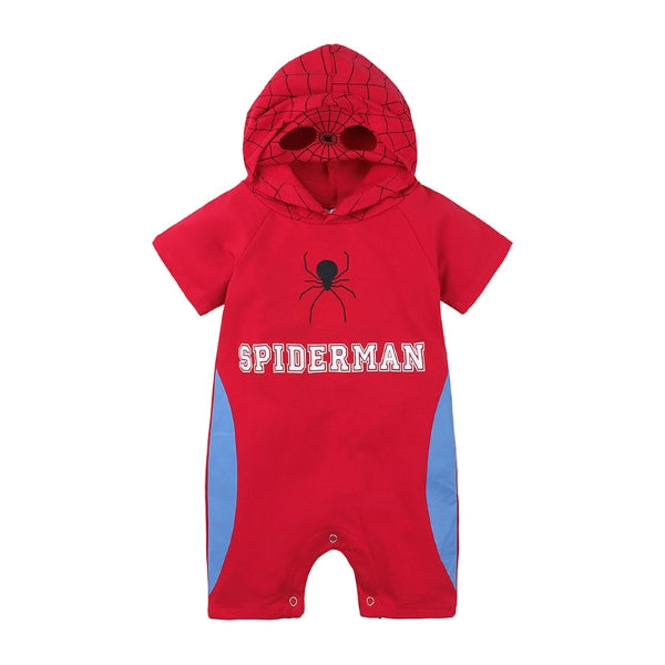 Baby Cartoon Hero Hooded Romper Costume-73
