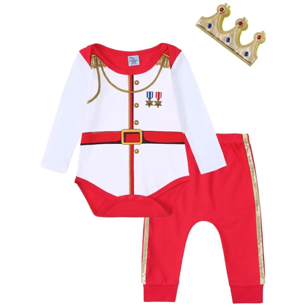 Halloween Outfit Baby Bodysuit Pants Hat 3PCS-482