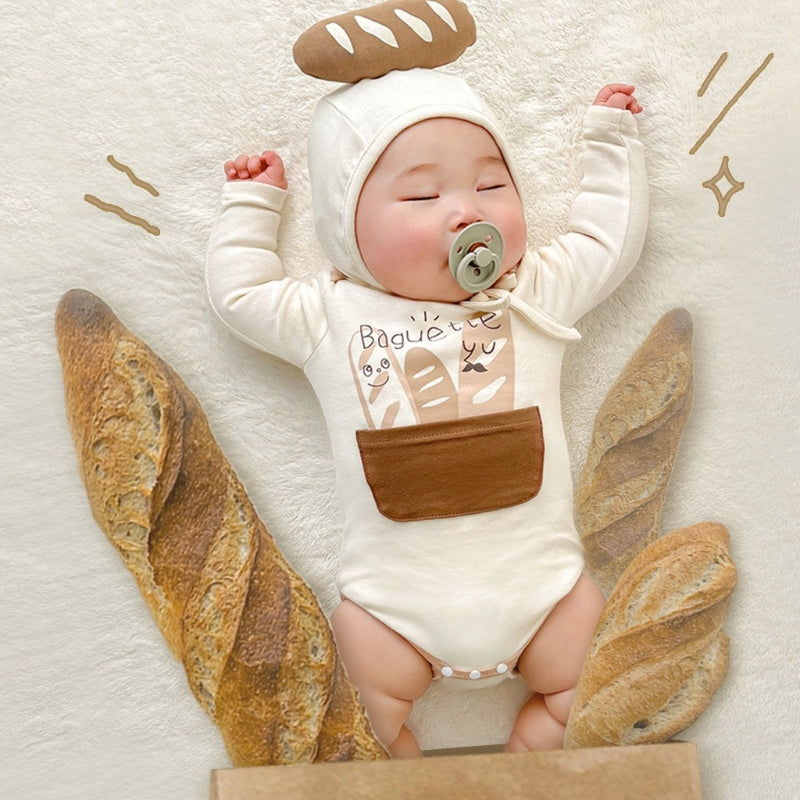 Baguette Baby Costume Onesie With Hat-152