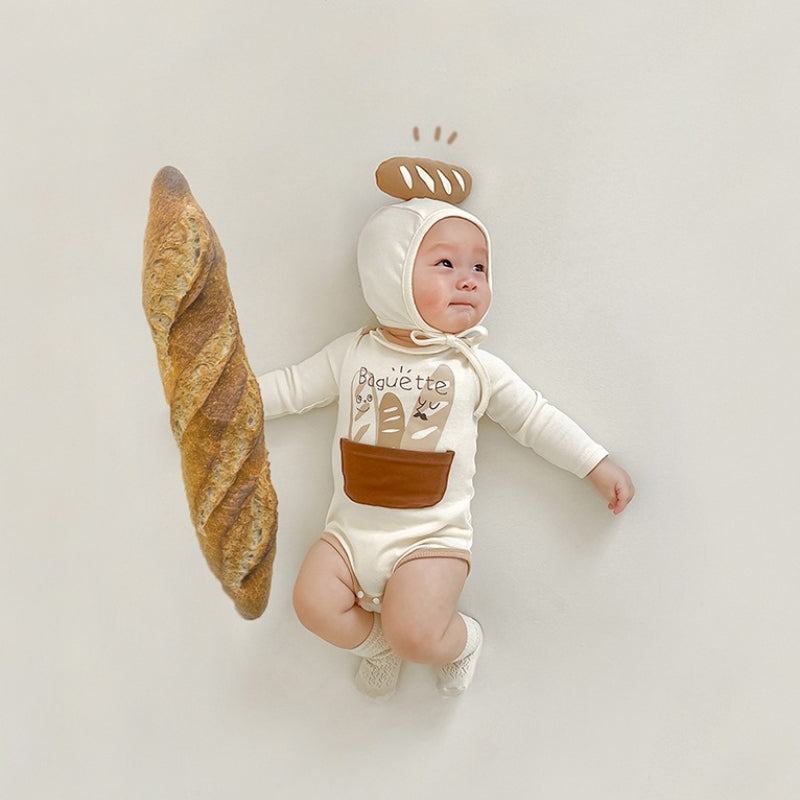 Baguette Baby Costume Onesie With Hat-152