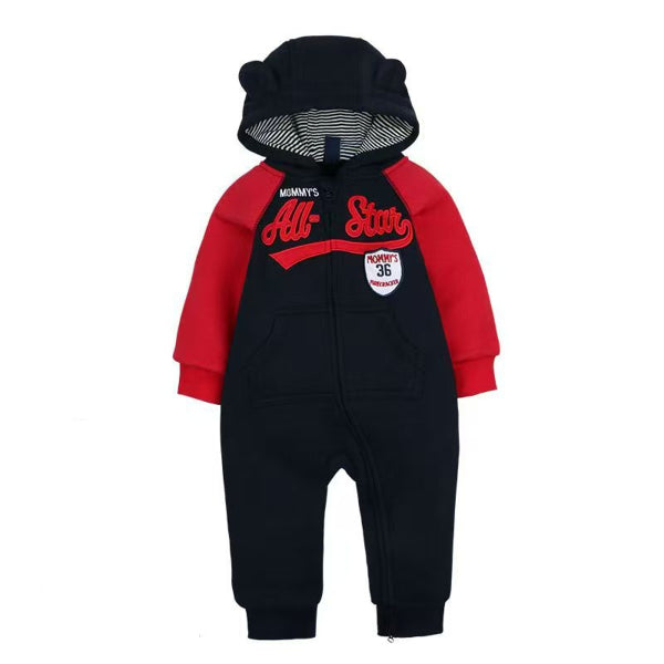 Baby Double-Layer One-Piece Sweatshirt-562