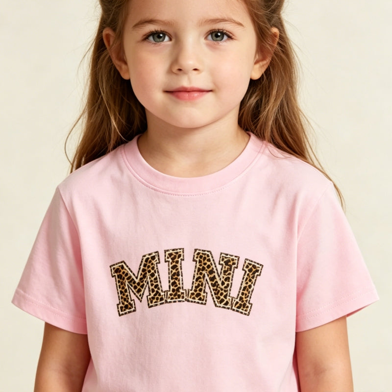 "MINI" Graphic Print Kids T-Shirt | Mama & Kids Matching Set | Ages 3.5-9