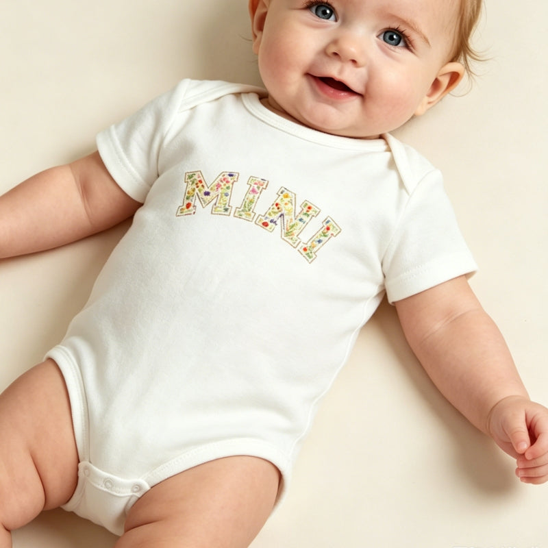 "MINI" Graphic Print Baby Onesie | Mama & Baby Matching Set | 0-24M