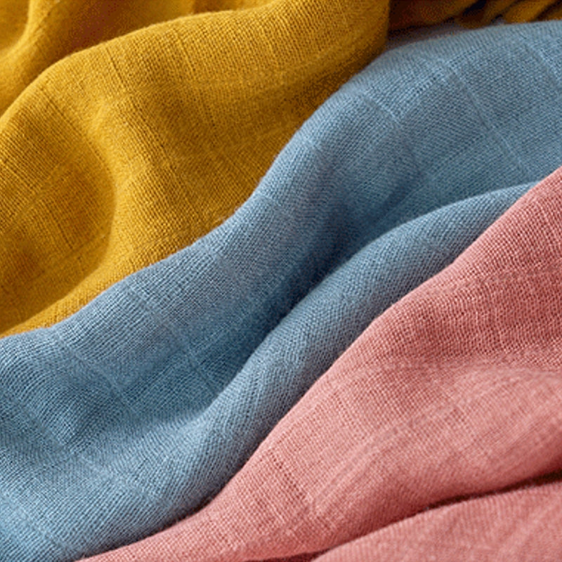 Muslin Baby Swaddle Blanket 2-Pack | 70% Bamboo 30% Cotton | 120cm 47.2" Multi-Use Wrap - 167