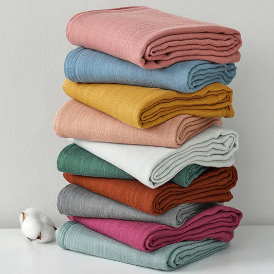 Muslin Baby Swaddle Blanket 2-Pack | 70% Bamboo 30% Cotton | 120cm 47.2" Multi-Use Wrap - 167