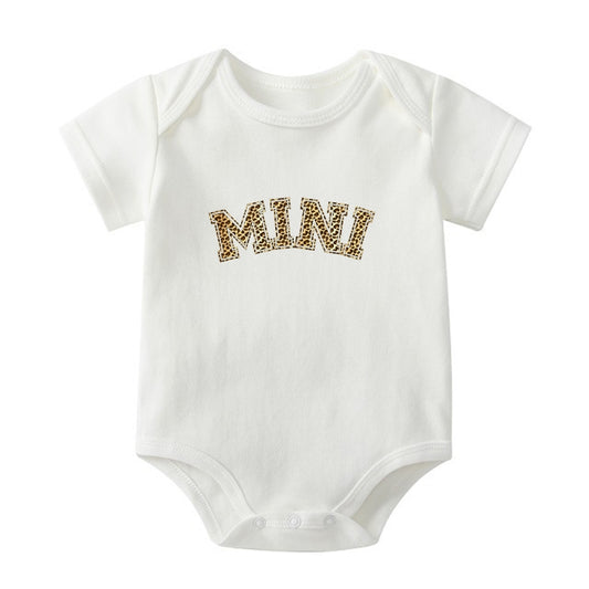 "MINI" Graphic Print Baby Onesie | Mama & Baby Matching Set | 0-24M