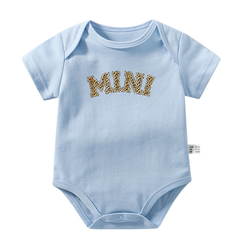 "MINI" Graphic Print Baby Onesie | Mama & Baby Matching Set | 0-24M