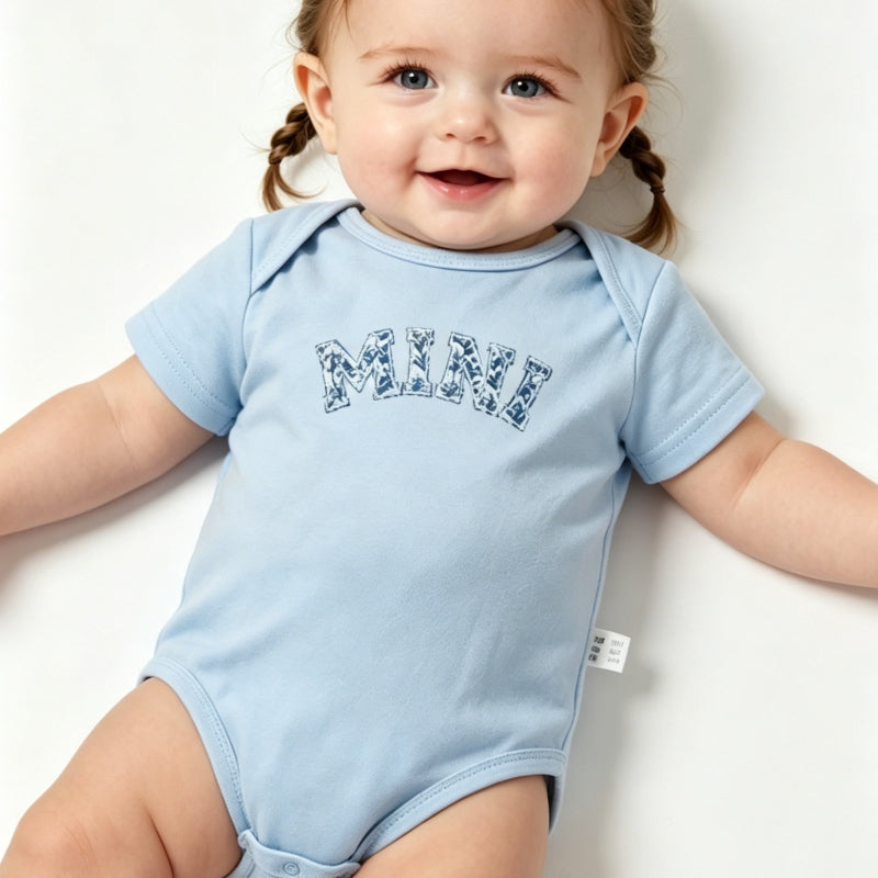 "MINI" Graphic Print Baby Onesie | Mama & Baby Matching Set | 0-24M