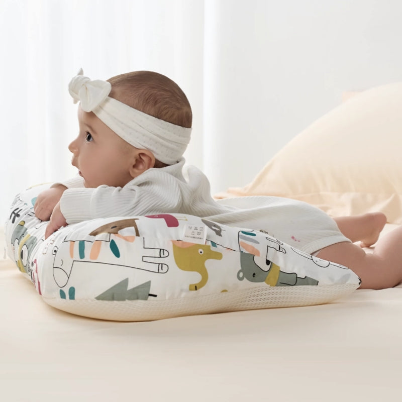 Baby Tummy Time Pillow - U-Shape Infant Support Pillow with 30° Incline