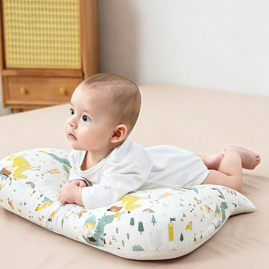 Baby Tummy Time Pillow - U-Shape Infant Support Pillow with 30° Incline