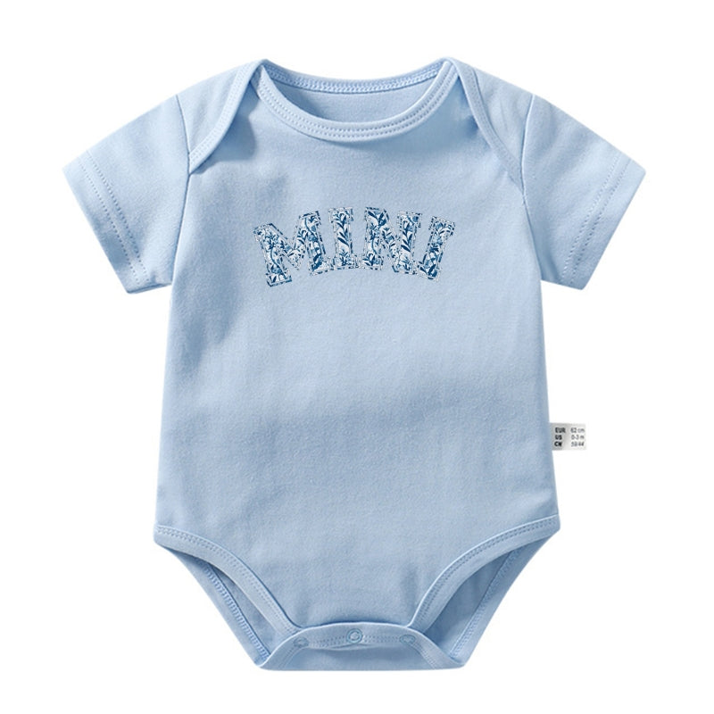 "MINI" Graphic Print Baby Onesie | Mama & Baby Matching Set | 0-24M