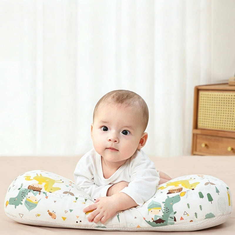 Baby Tummy Time Pillow - U-Shape Infant Support Pillow with 30° Incline
