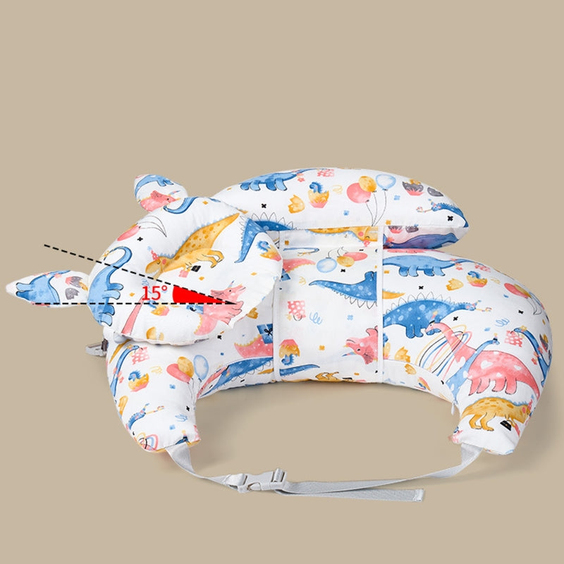 Baby Nursing Pillow 3-Piece Set - U-Shape Waist Support Breastfeeding Pillow