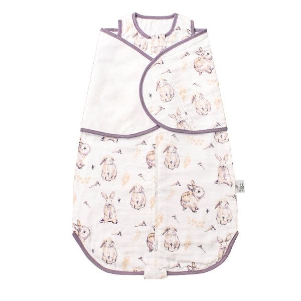 Baby Transition Sleeping Bag Swaddle to Sleep Sack 4-Way Adjustable Startle Reflex 1.0TOG -S52