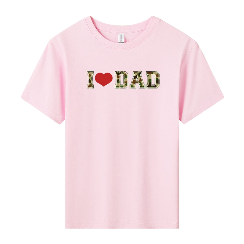 "I ❤️ DAD" Kids T-Shirt | Dad & Kids Matching Set | Ages 3.5-9