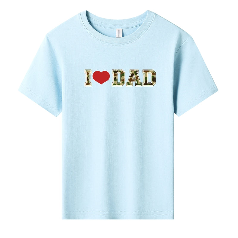 "I ❤️ DAD" Kids T-Shirt | Dad & Kids Matching Set | Ages 3.5-9
