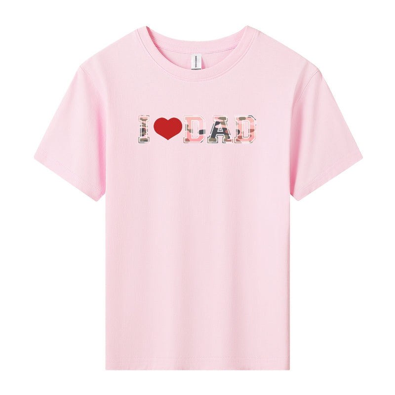 "I ❤️ DAD" Kids T-Shirt | Dad & Kids Matching Set | Ages 3.5-9